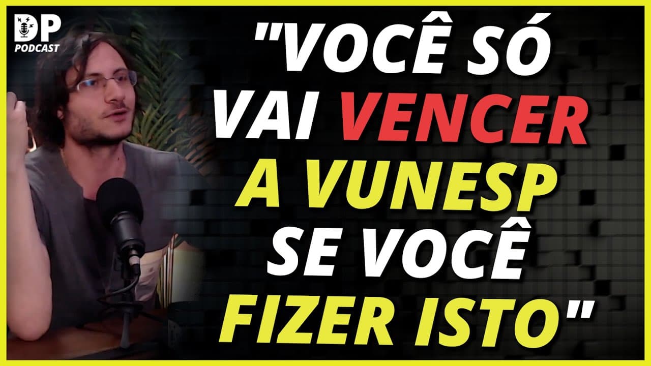 Thumbnail: A MELHOR FORMA DE SUPERAR A BANCA VUNESP EM CONCURSOS PÚBLICOS