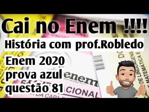 Thumbnail da aula: Enem 2020 - Jesuítas e escravidão