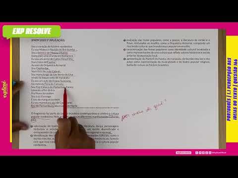 Thumbnail da aula: SOU O CORAÇÃO DO FOLCLORE NORDESTINO EU SOU MATEUS E BASTIÃO DO(...) | PERCEPÇÃO DAS IDEIAS DO TEXTO