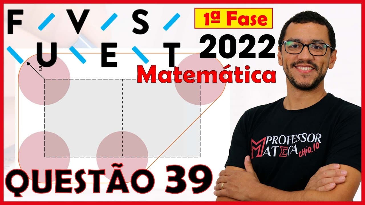 Thumbnail: FUVEST 2022 | Questão 39 | Matemática | Comprimento da Fita