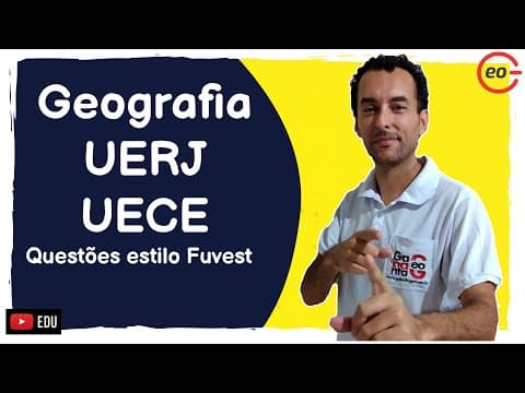 Thumbnail da aula: Questões de GEOGRAFIA estilo FUVEST  | Semana mão na massa |