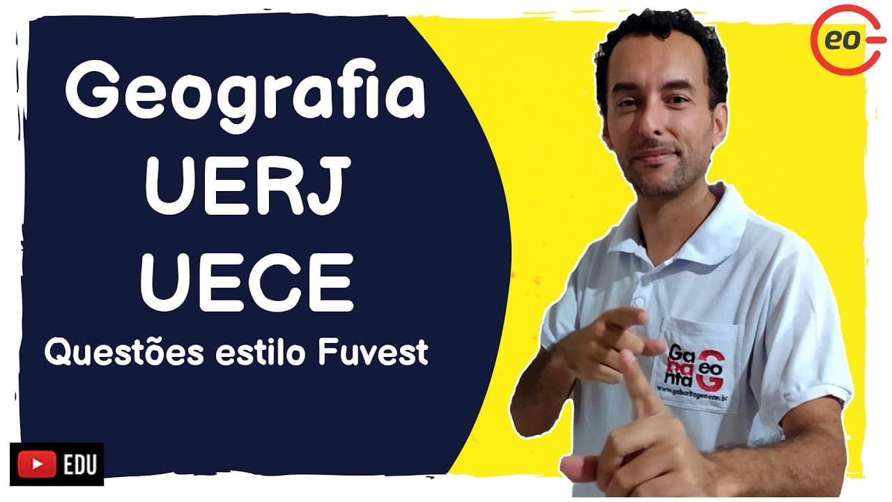 Thumbnail: Questões de GEOGRAFIA estilo FUVEST  | Semana mão na massa |