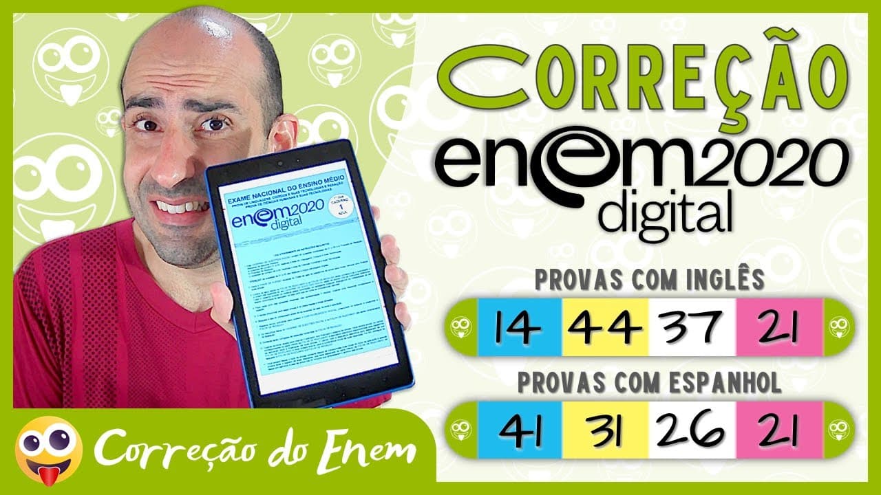 Thumbnail: [CORREÇÃO DO ENEM] Questão 14 - Enem 2020 digital - Prova azul (inglês) ▷ Agora você vê