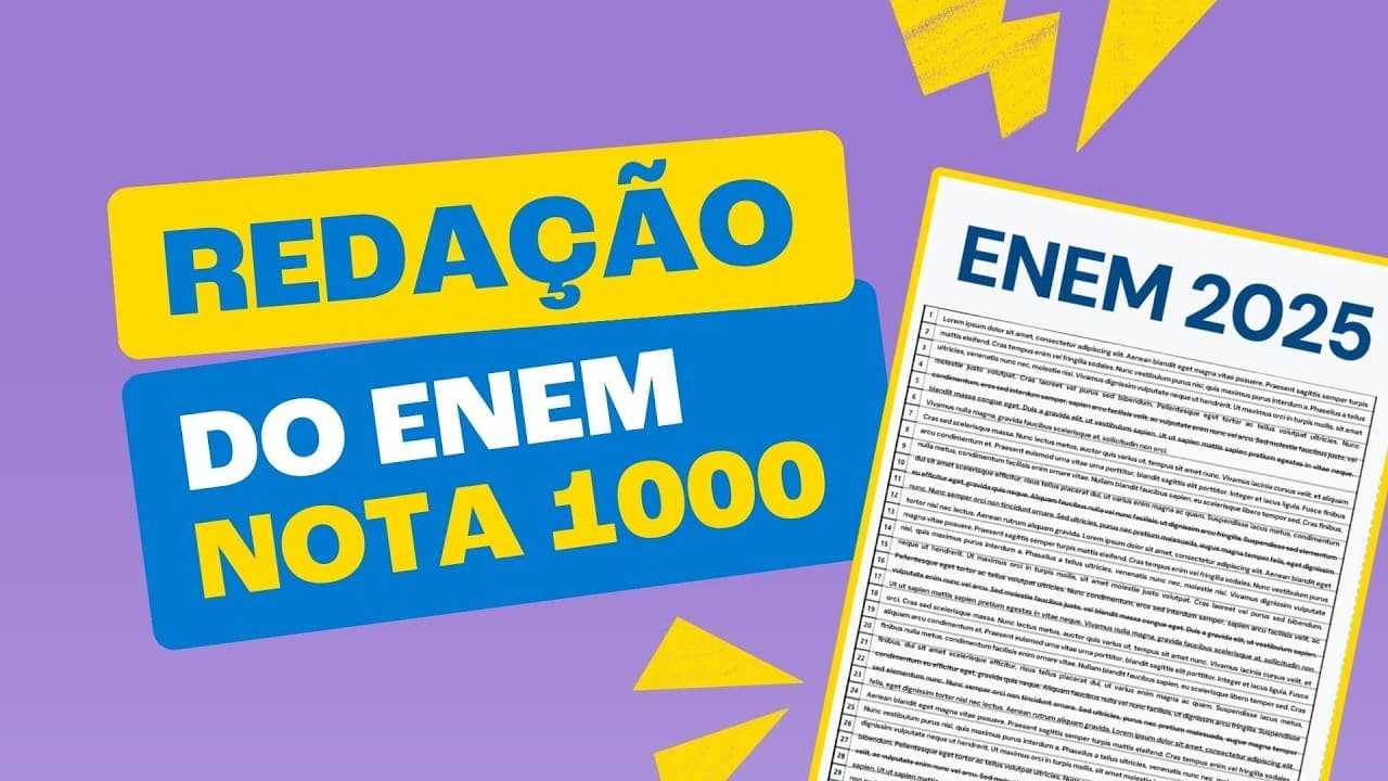Thumbnail: Arrase na Redação do Enem | 10 Dicas Infalíveis ✍️