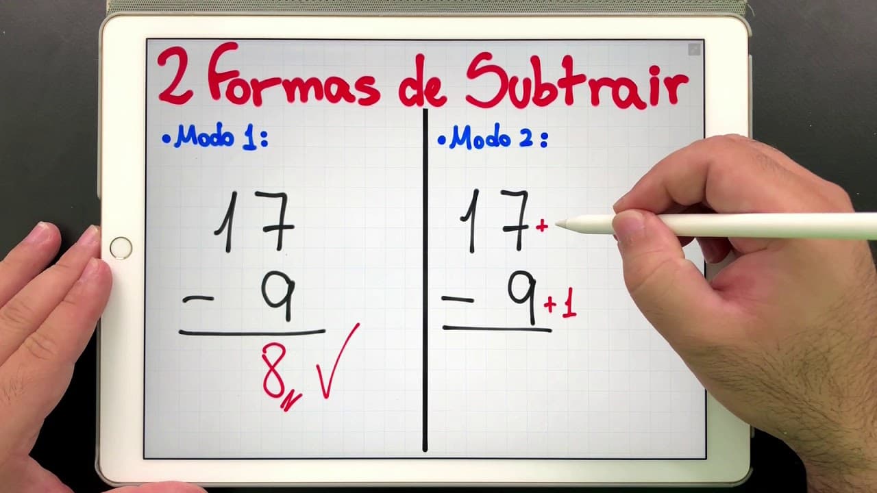 Thumbnail: ⚠️ 2 Maneiras de SUBTRAIR Rapidamente! 📖 Livro do Procopio SOU PÉSSIMO EM MATEMÁTICA