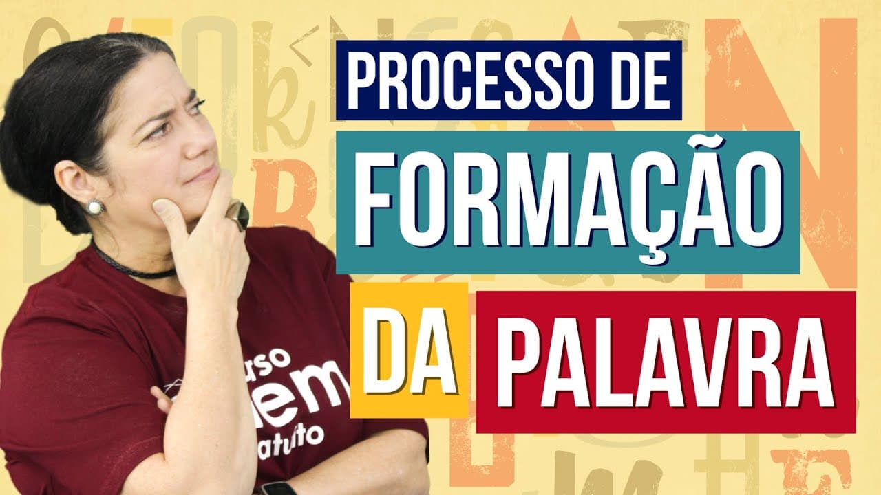Thumbnail: PROCESSO DE FORMAÇÃO DA PALAVRA  | Resumo de Português para o Enem. Profe Mercedes Bonorino