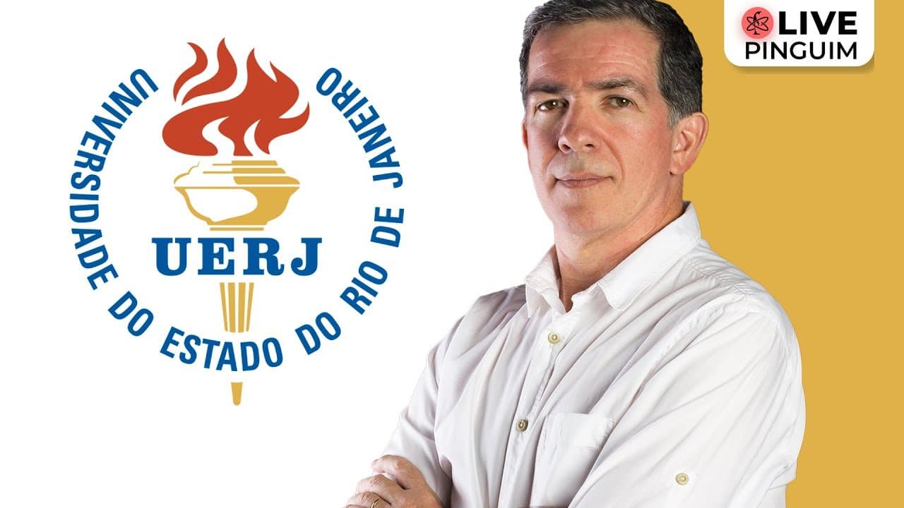 Thumbnail: UERJ 2019 - Resolução da Prova de Física - Professor Pinguim