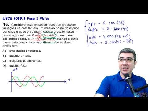 Thumbnail da aula: Correção/Resolução/Comentário Vestibular UECE 2019.1 F1 Q46