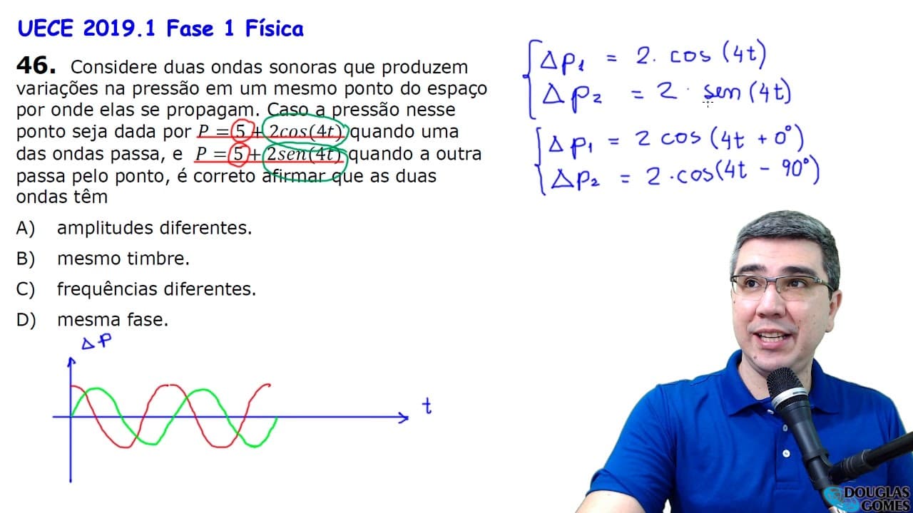 Thumbnail: Correção/Resolução/Comentário Vestibular UECE 2019.1 F1 Q46