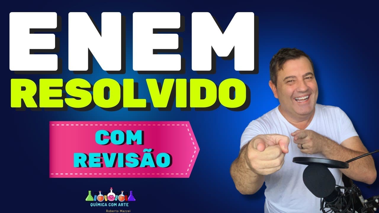Thumbnail: 💡  ENEM - Glicólise é um processo que ocorre nas células convertendo glicose em piruvato