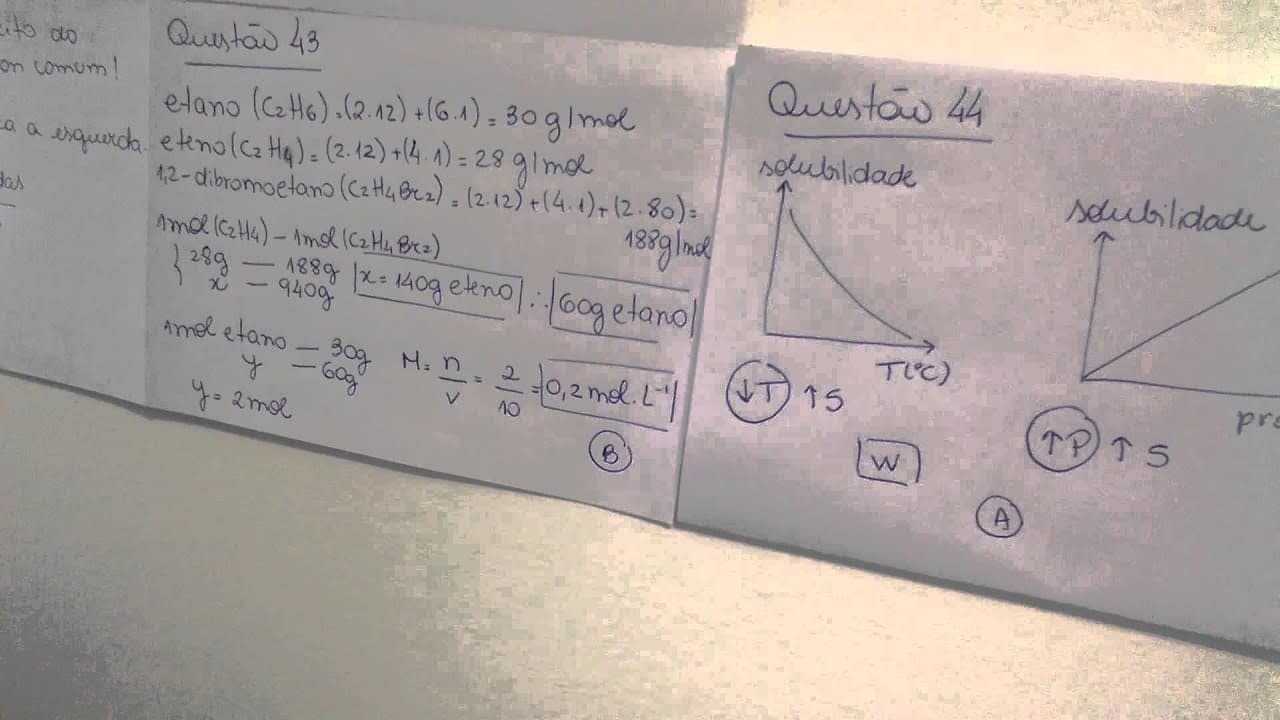 Thumbnail: Gabarito UERJ 2016 2EQ - PROVA DE QUIMICA