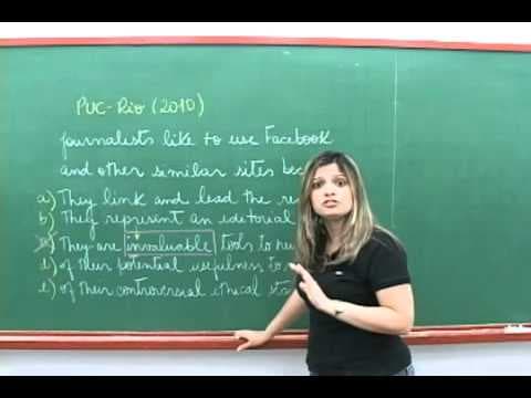 Thumbnail da aula: G1 - Professora Juliana ajuda a resolver questão de inglês