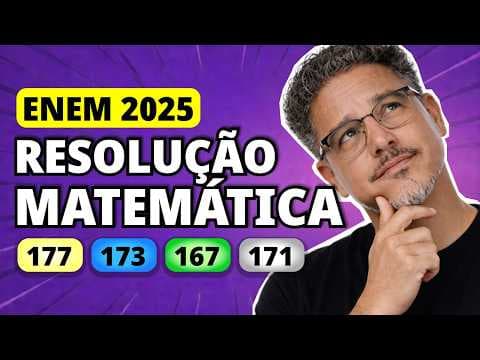 Thumbnail da aula: ENEM 2025 Matemática – Questão 177 | Em uma cidade, será construído um túnel que atravessa uma