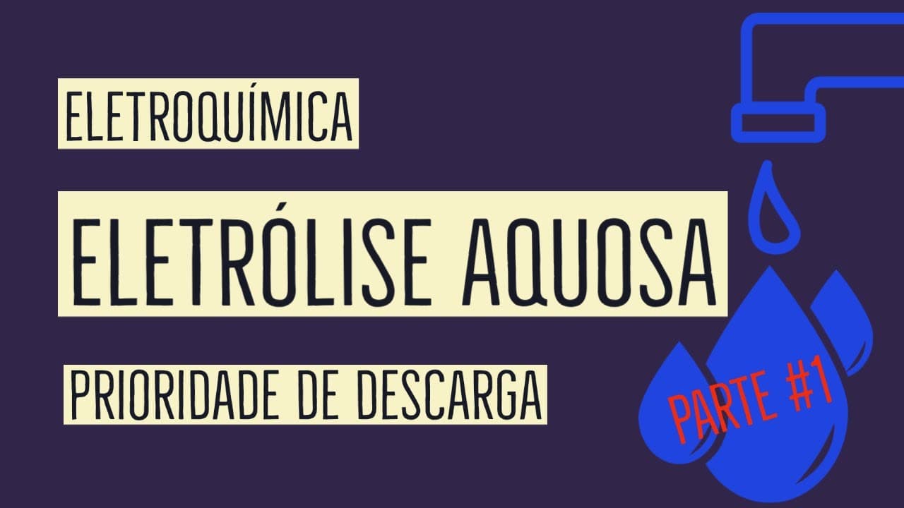 Thumbnail: Eletrólise Aquosa | Conceitos Gerais | Eletroquímica