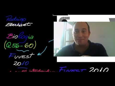 Thumbnail da aula: fuvest 2010 1 fase biologia q56 60 HD