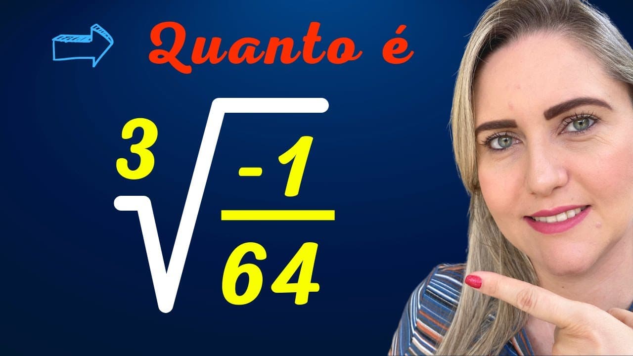 Thumbnail: 🤯RAIZ CÚBICA !! APRENDA COMO RESOLVER AGORA!!  Matemática básica todo dia.📚🚀
