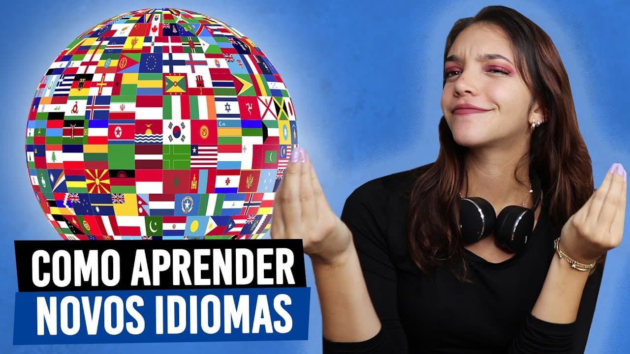 Thumbnail: COMO APRENDER NOVOS IDIOMAS E FICAR FLUENTE! (Débora Aladim)