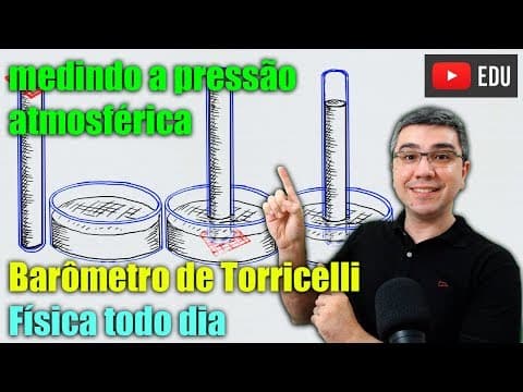 Thumbnail da aula: Barômetro de Torricelli | Medindo a pressão atmosférica | Física todo dia