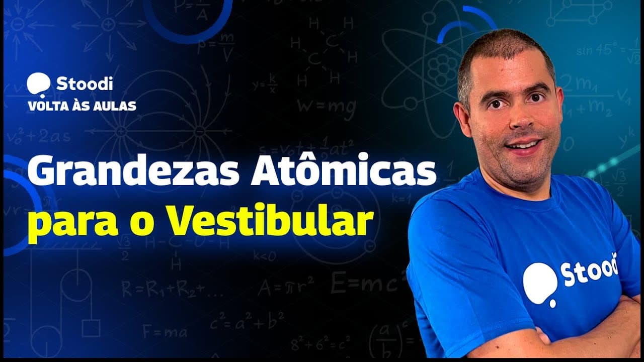 Thumbnail: MEGAREVISÃO: Atomística #Enem e #Vestibular