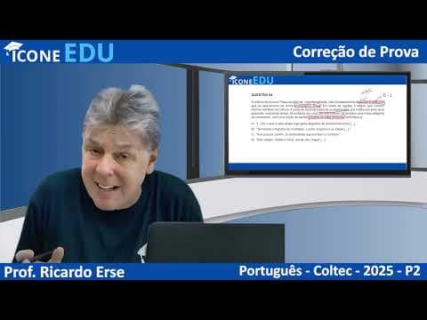 Thumbnail da aula: COLTEC-UFMG 2025 - PORTUGUÊS  P2