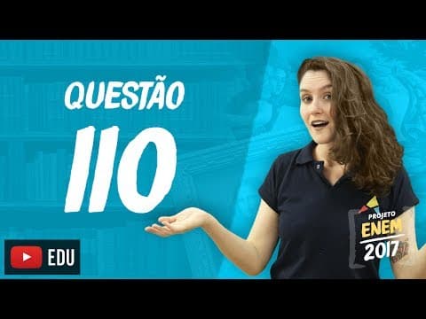 Thumbnail da aula: Enem 2016 - Linguagens | Questão 110 (Caderno Rosa)