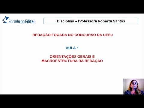 Thumbnail da aula: Aula demonstrativa do Curso de Redação UERJ