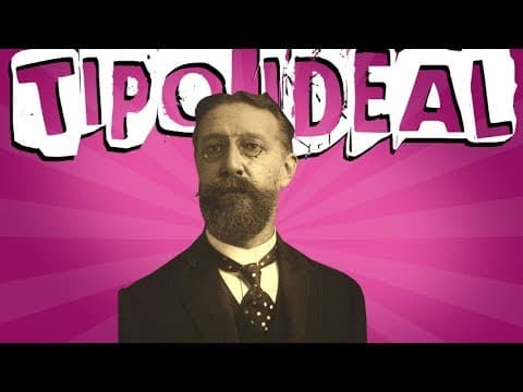 Thumbnail da aula: TIPO IDEAL DE MAX WEBER