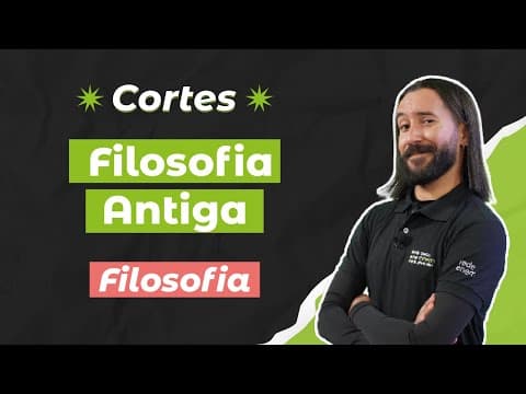 Thumbnail da aula: CORTES DOS AULÕES ENEM 2025: Filosofia Antiga | Filosofia para o Enem | Fábio Pereira