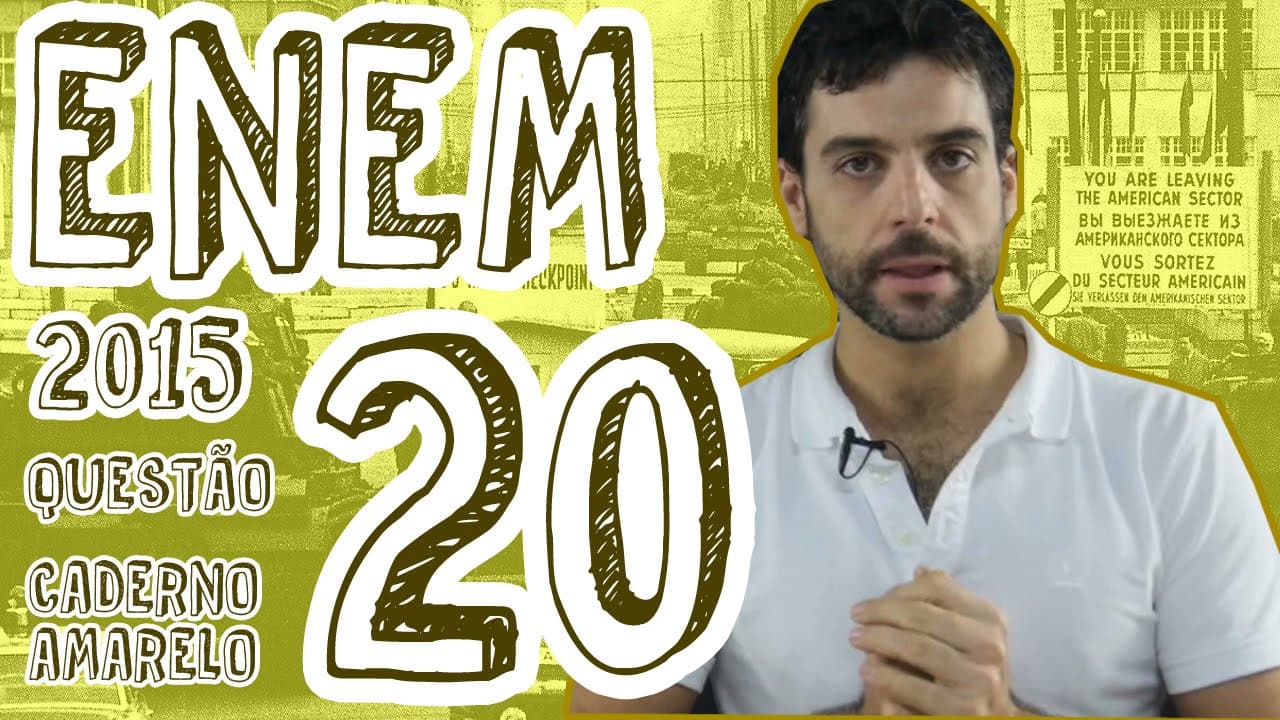 Thumbnail: ENEM 2015 - Questão 20 (Caderno Amarelo)
