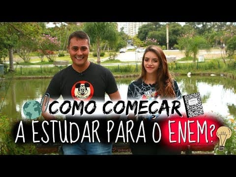 Thumbnail da aula: COMO COMEÇAR A ESTUDAR PARA O ENEM! - Débora Aladim e Paulo Jubilut