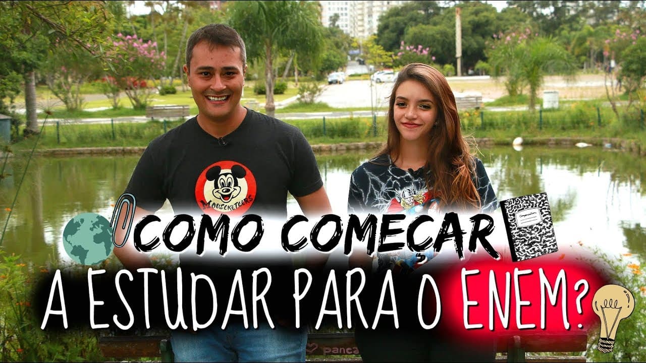 Thumbnail: COMO COMEÇAR A ESTUDAR PARA O ENEM! - Débora Aladim e Paulo Jubilut