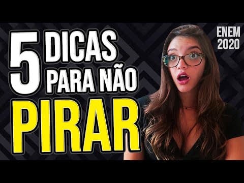 Thumbnail da aula: 🔥😱 O SURTO É REAL: COMO NÃO DESISTIR ANTES DO ENEM? (Débora Aladim)
