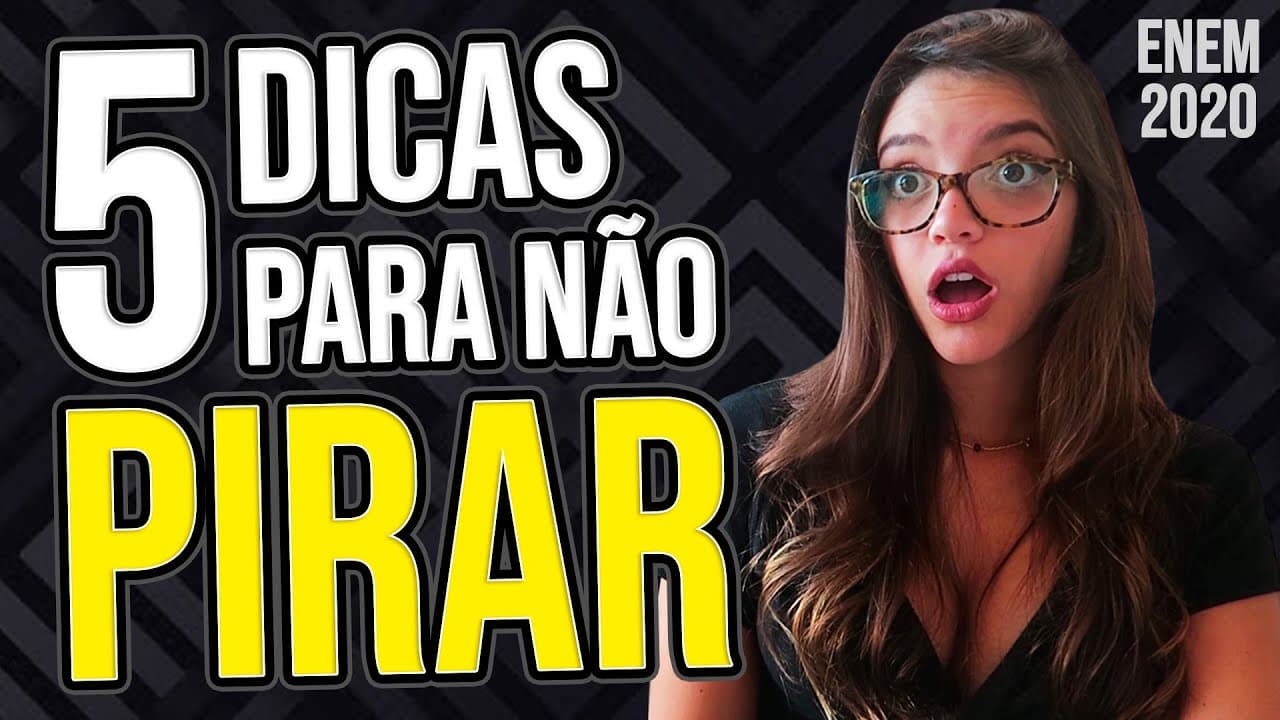 Thumbnail: 🔥😱 O SURTO É REAL: COMO NÃO DESISTIR ANTES DO ENEM? (Débora Aladim)