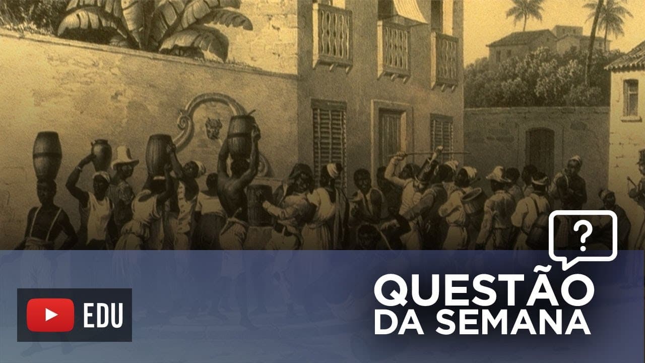 Thumbnail: Escravismo do século XIX no ENEM #história #históriadobrasil #enem