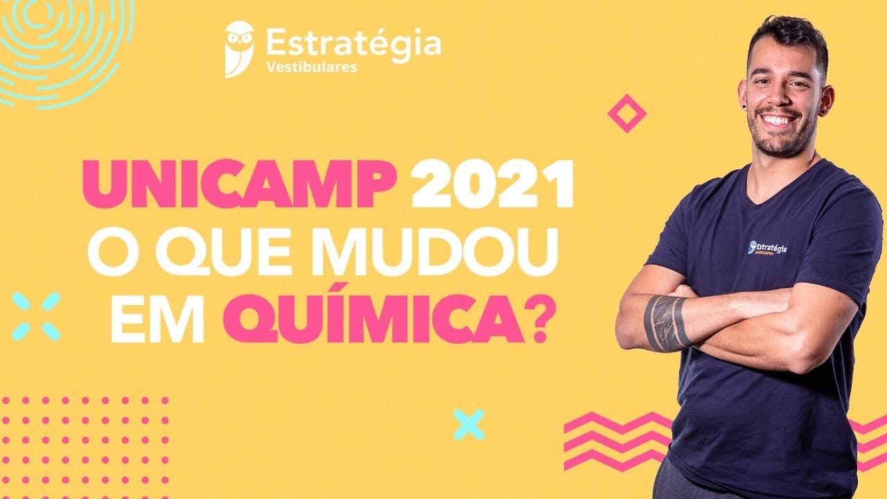 Thumbnail: Unicamp 2021 - O que mudou em Química?