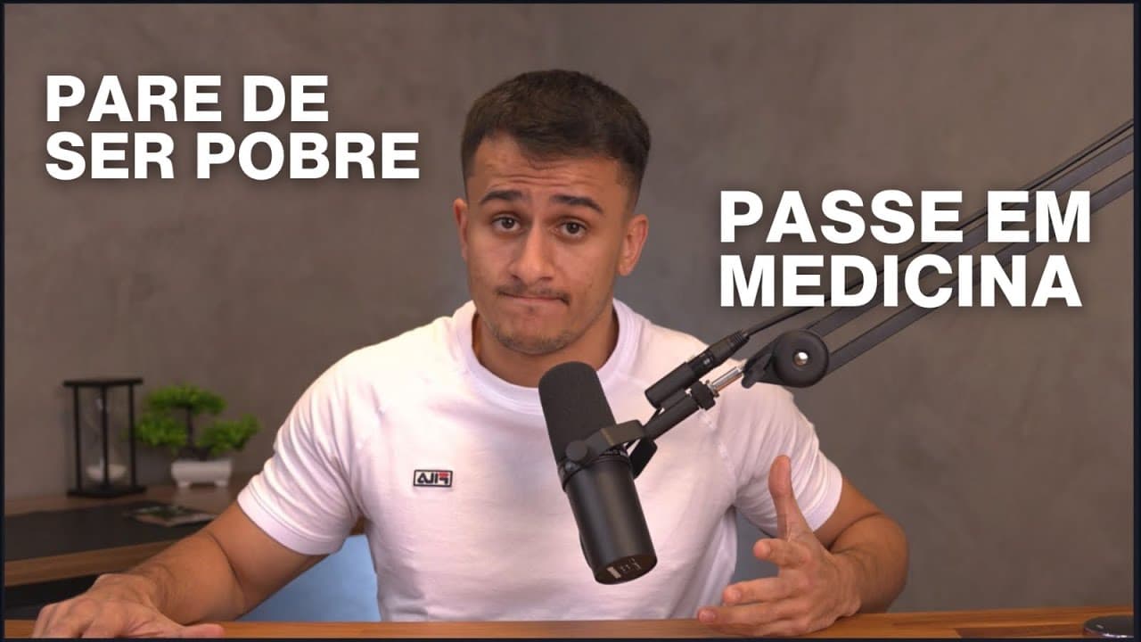 Thumbnail: DEZ dicas pra quem é POBRE e quer MEDICINA