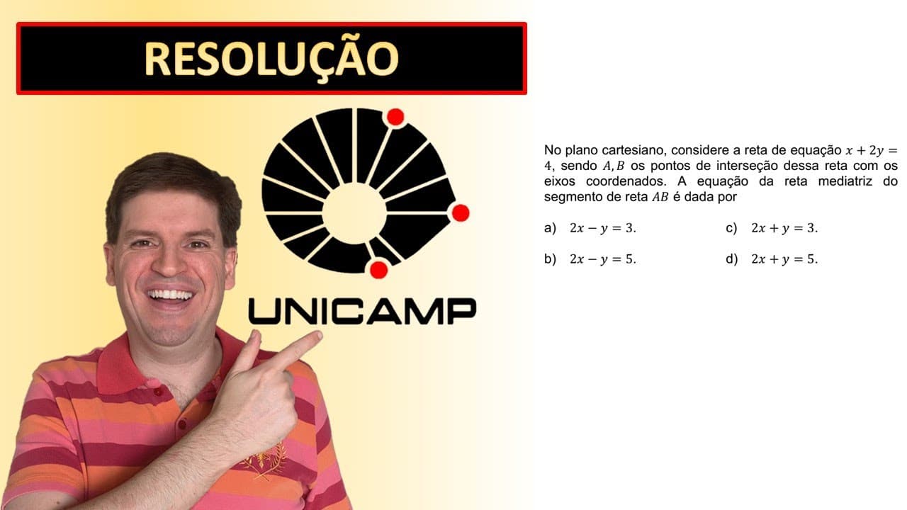 Thumbnail: UNICAMP 2021 QUESTÃO 31