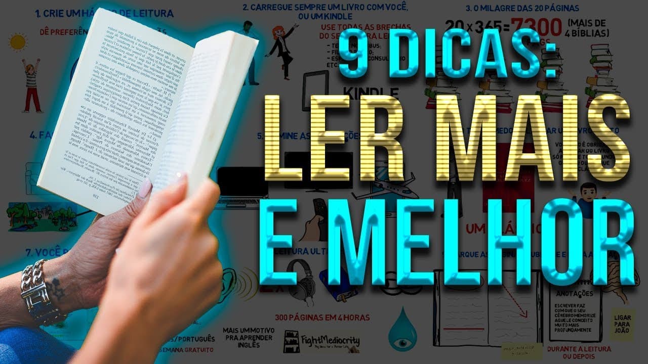 Thumbnail: COMO LER MAIS E MELHOR | Guia DEFINITIVO