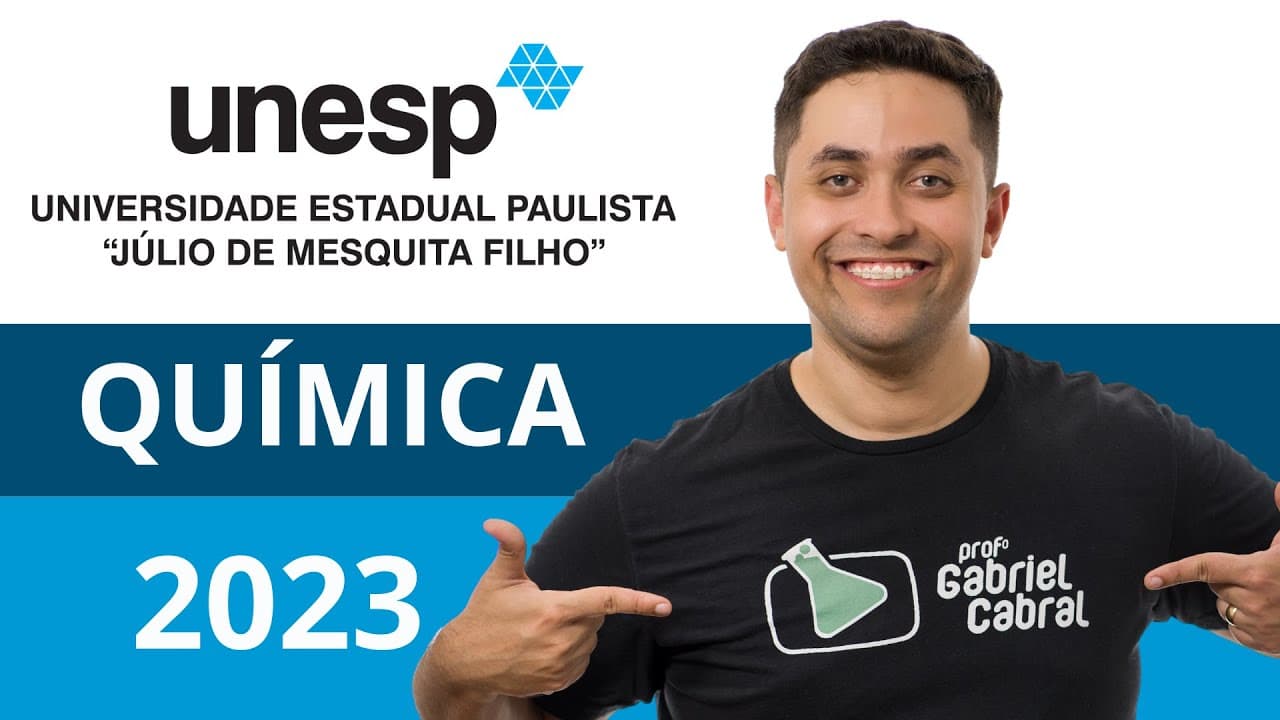 Thumbnail: RESOLUÇÃO UNESP 2023 - QUÍMICA