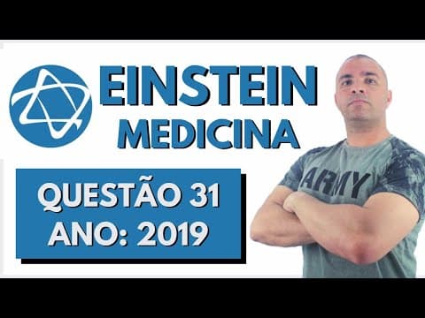 Thumbnail da aula: [EINSTEIN 2019/Q31] "O quadro apresenta informações sobre quatro substâncias químicas, todas..."