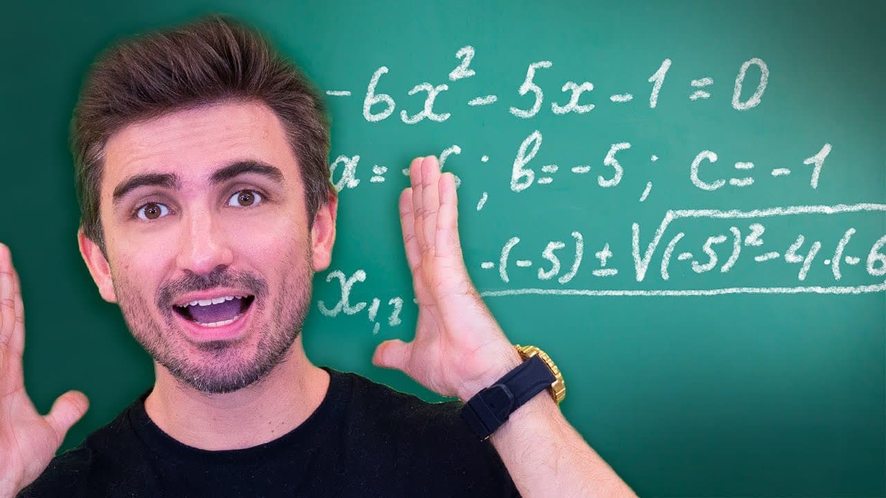 Thumbnail: Como resolver Equação do 2º Grau com Bhaskara?
