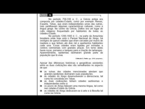 Thumbnail da aula: ENEM 2009 questão 74