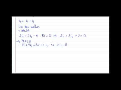 Thumbnail da aula: Leis de Kirchhoff: Exercício resolvido parte 1/2