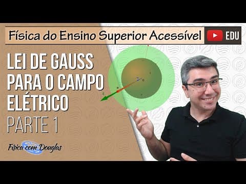 Thumbnail da aula: Lei de Gauss para o campo elétrico (parte 1) | Física Ensino Superior