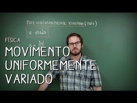Thumbnail da aula: MOVIMENTO UNIFORMEMENTE VARIADO | MUV | DESCOMPLICA