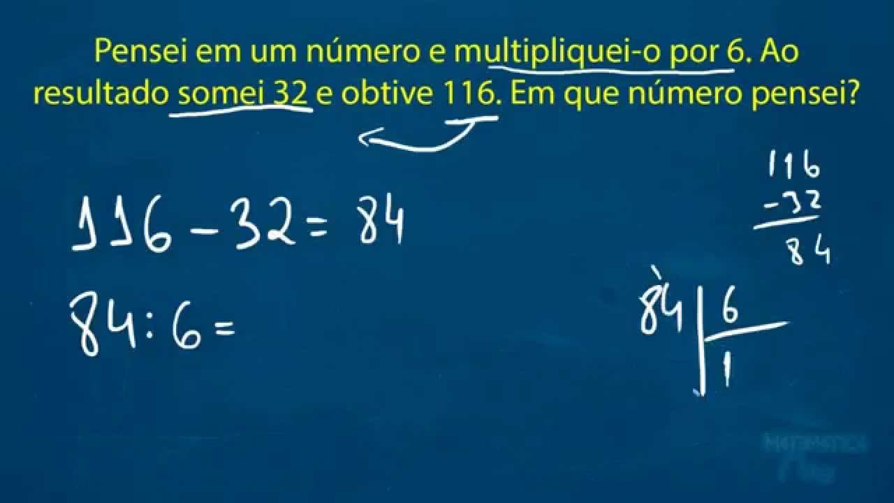 Thumbnail: Desafio: EM QUAL NÚMERO EU PENSEI? | Operações Inversas