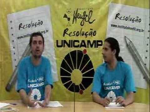 Thumbnail da aula: Apresentação UNICAMP 1ª Fase 2008'