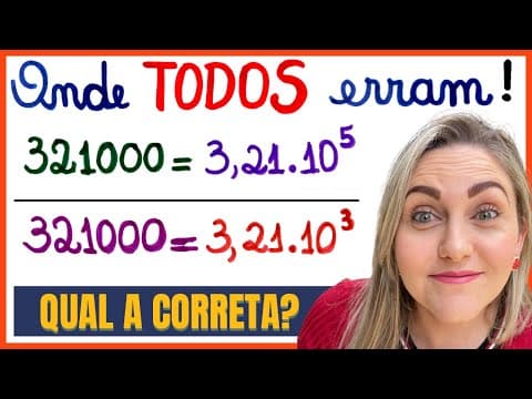 Thumbnail da aula: NOTAÇÃO CIENTÍFICA!! DESCUBRA ONDE TODOS ERRAM!!!