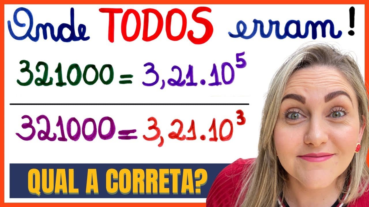 Thumbnail: NOTAÇÃO CIENTÍFICA!! DESCUBRA ONDE TODOS ERRAM!!!