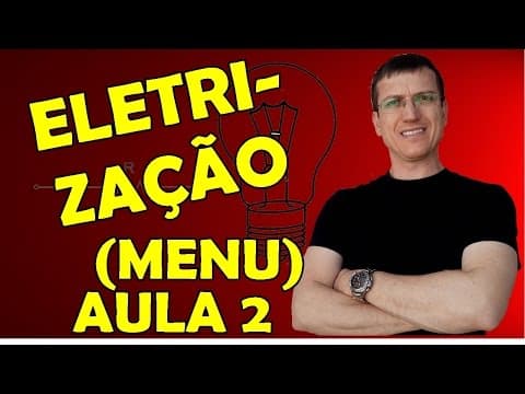 Thumbnail da aula: ELETRIZAÇÃO POR ATRITO E POR CONTATO - ELETROSTÁTICA - AULA 2 (MENU) - Prof.  Marcelo Boaro